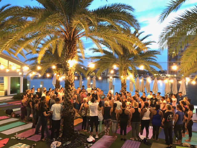 full moon yoga class in fort lauderdale