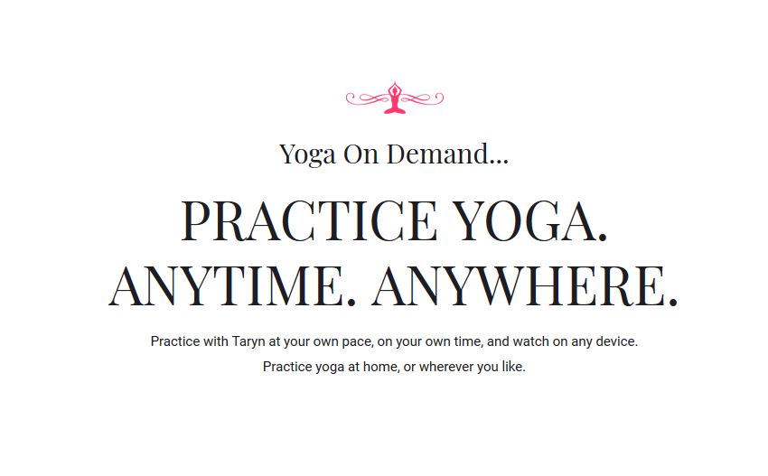 On Demand Yoga Class